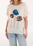 Stone VISCOSE FLOWER TOP