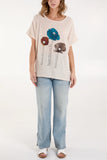 Stone VISCOSE FLOWER TOP