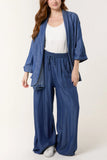 FLOATY DENIM POCKETS KIMONO