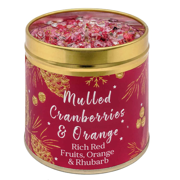 Candle  MULLED CRANBERRIES & ORANGE