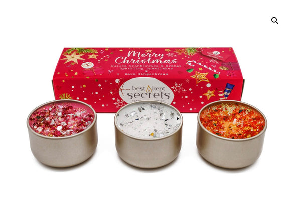 Candle THREE LITES – MERRY CHRISTMAS