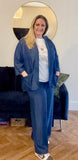 FLOATY DENIM POCKETS KIMONO