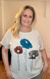 Stone VISCOSE FLOWER TOP