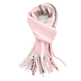 Chunky Scarf Pink Super Soft Tartan