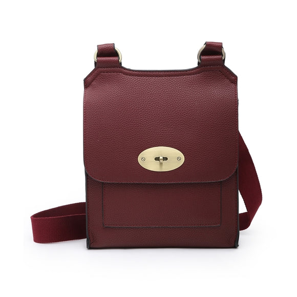 Bag Wine Medium Messenger PU Bag