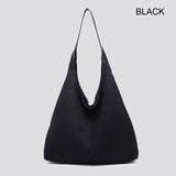 Bag Black Vegan Suede Slouch Bag