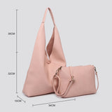 Mocha SOFT SHOULD TOTE BAG