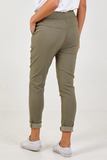 Khaki MAGIC PLAIN SMART NON-CRUSH TROUSER