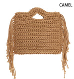Bag Camel Crochet Tassle