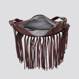 Bag Black Soft Tassle Bag