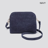 Bag Navy DOUBLE ZIPPER CLOSURE