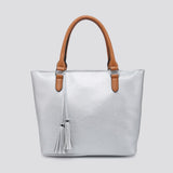 Bag Silver SOFT TOTE WITH BAG IN BAG
