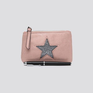 Purse Pink Metallic Star Purse