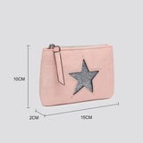 Purse Pink Metallic Star Purse