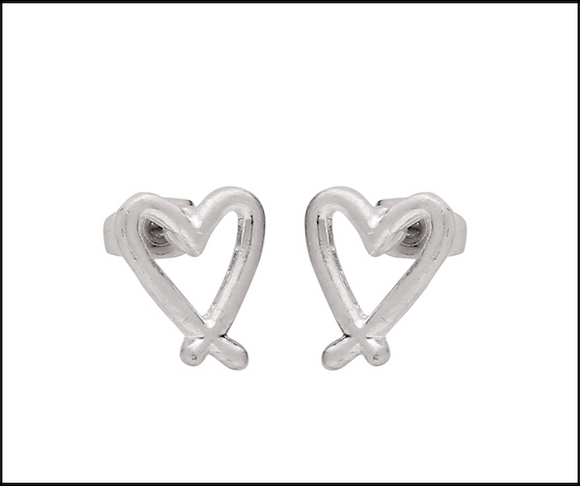Earrings Heart Stud