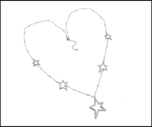 Necklace Mix Star Silver