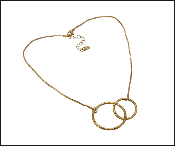 Necklace Gold Hoops