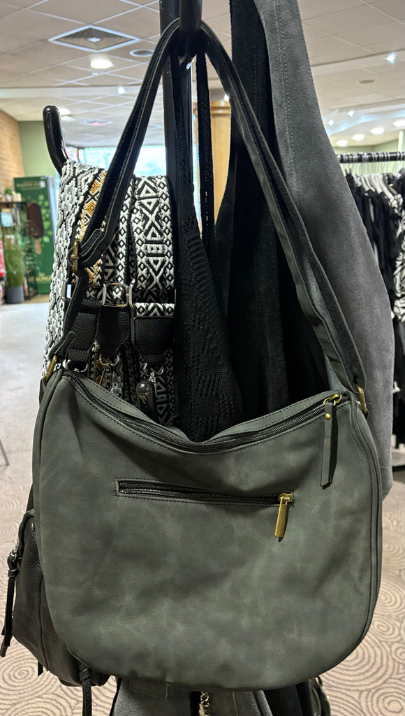 Bag Black Large Two Tone Crossbody