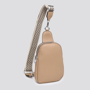 Bag Stone Sling Bag with Colourful Detachable Strap