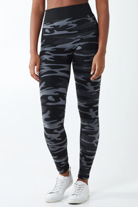 CAMOUFLAGE FLEECE LINED LEGGINGS