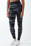 CAMOUFLAGE FLEECE LINED LEGGINGS