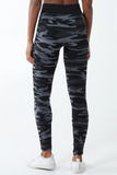 CAMOUFLAGE FLEECE LINED LEGGINGS