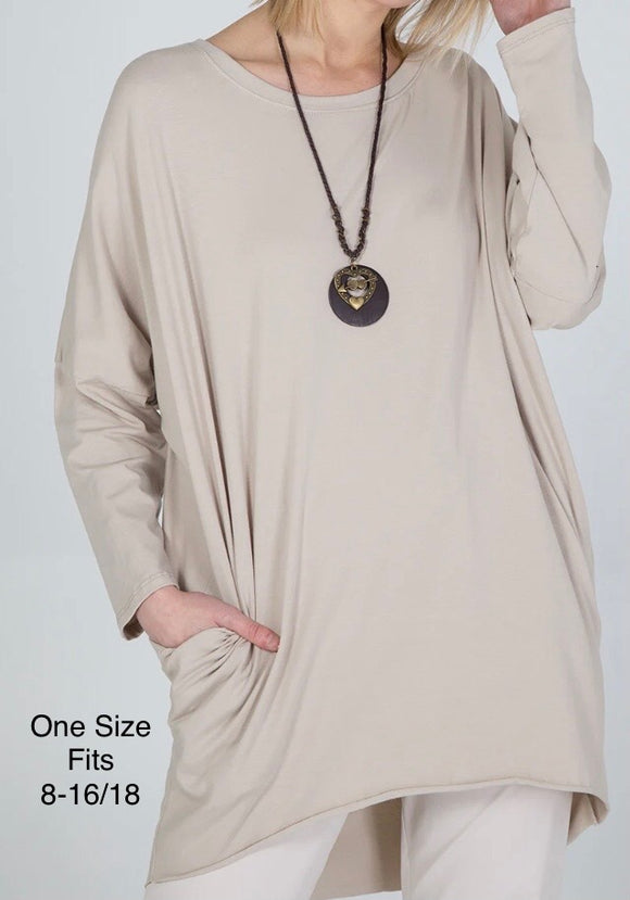 Stone OVERSIZED NECKLACE TOP