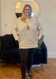 Stone OVERSIZED NECKLACE TOP