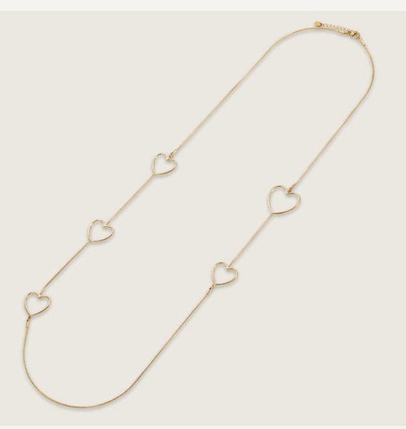 Necklace Gold Plated Stainless Steel Clasp Necklace