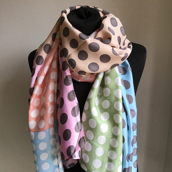 Scarf Colourful Polka Dot