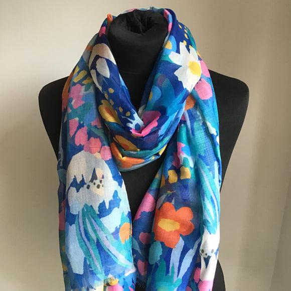 Scarf Bright Floral Meadow