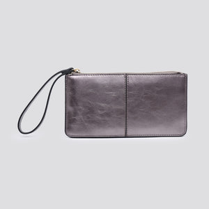 Purse Pewter ZIP PURSE