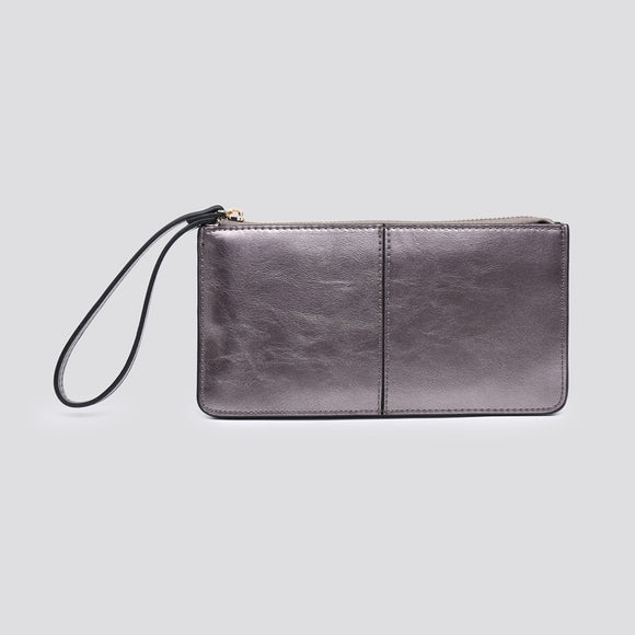 Purse Pewter ZIP PURSE