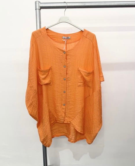 Orange Balloon Shape Shirt