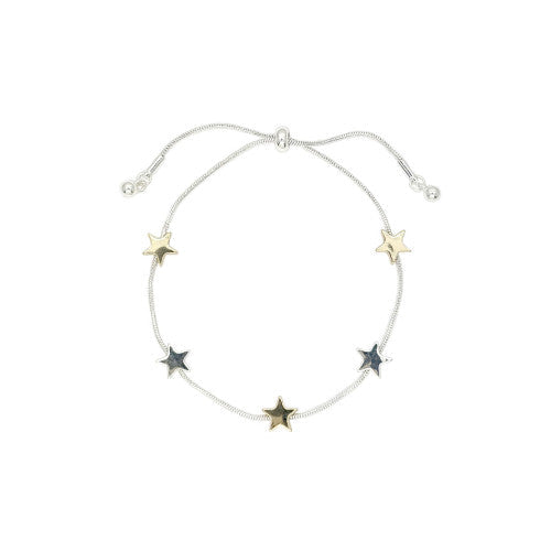 Bracelet Five Stars Slider Bracelet