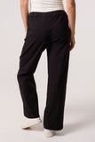 Black MAGIC DRAWSTRING WIDE LEG TROUSERS
