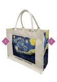 Bag Van Gogh Starry Night Structured Cotton Tote Bag