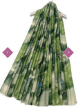Scarf Green Marble Effect Foiled Frayed Scarf