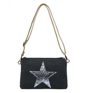 Bag Black Star Clutch
