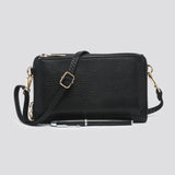 Bag Black Small PU Phone with Zip