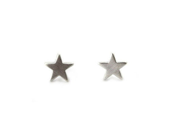 Earring Star Stud Earrings Silver
