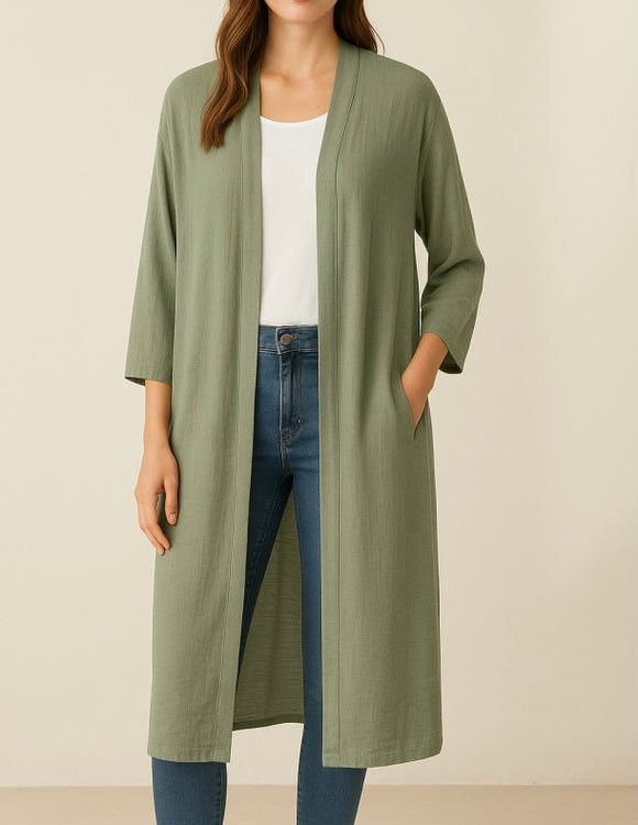 Denim Lightweight Cardigan