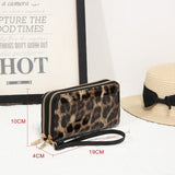 Bag Purse Leopard Patent PU Leather