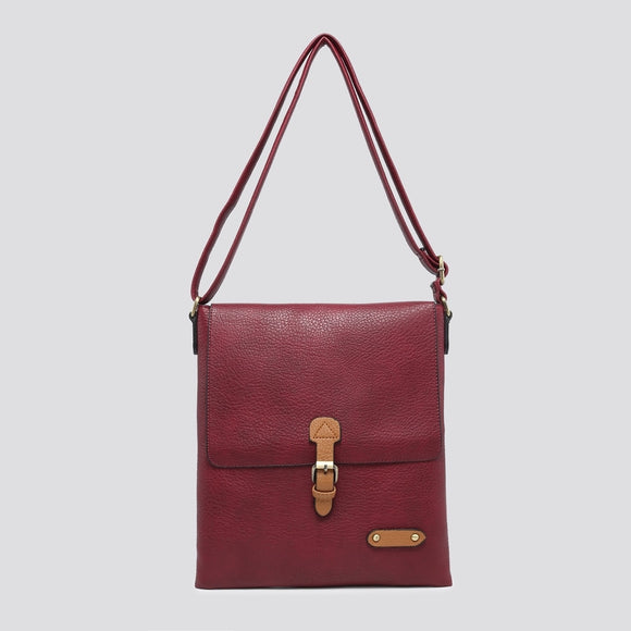 Bag Wine SOFT FLAP CROSS-BODY BAG
