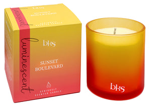 Candle Luminescent Sunset Boulevard