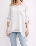 White Loose Fit Tunic