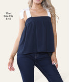 Navy BOW TIE 2 TONE VEST