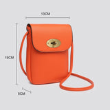 Bag Navy Small PU Leather Phone Bag
